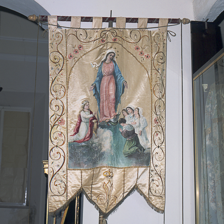 Madonna Immacolata (stendardo processionale) - ambito italiano (inizio sec. XX)