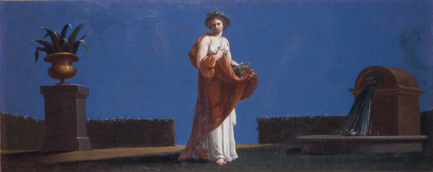 Ninfa (dipinto, serie) di Lucatelli Giuseppe (sec. XVIII)