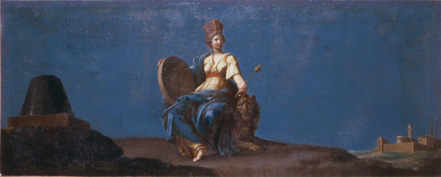 Cibele (dipinto, serie) di Lucatelli Giuseppe (sec. XVIII)
