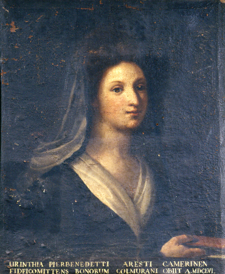ritratto di Urintia Pierbenedetti (dipinto) - ambito Italia centrale (sec. XVII)