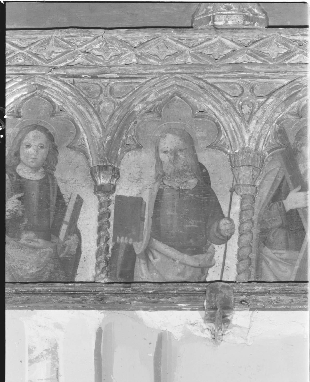 San Giacomo Maggiore (scomparto di polittico) di Presutti Giuliano detto Giuliano da Fano (sec. XVI)