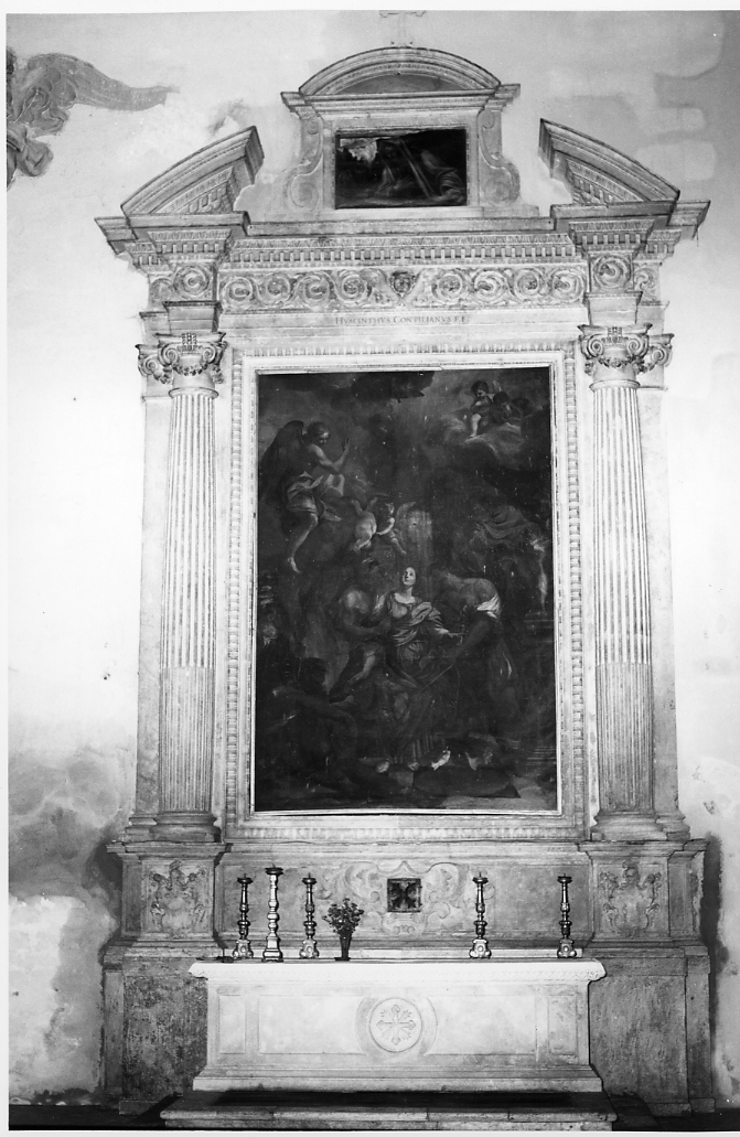 altare di Giosafatti Giuseppe, Giosafatti Lazzaro (sec. XVII)