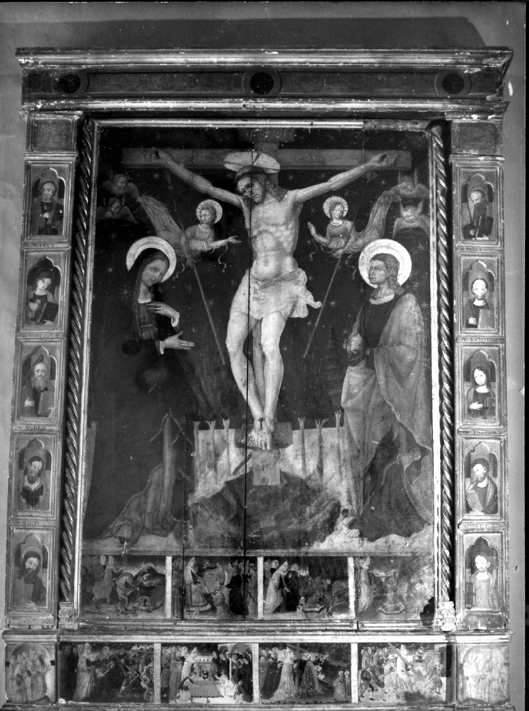 crocifissione di Cristo (dipinto) di Francesco di Gentile (attribuito) (seconda metà sec. XV)