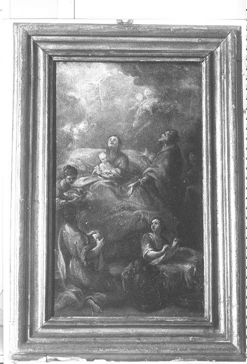 nascita di Maria Vergine (dipinto) di Ceccarini Sebastiano (attribuito) (sec. XVIII)