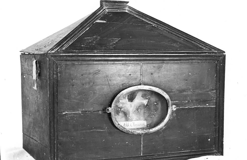 reliquiario a teca - a urna - bottega marchigiana (sec. XVIII)