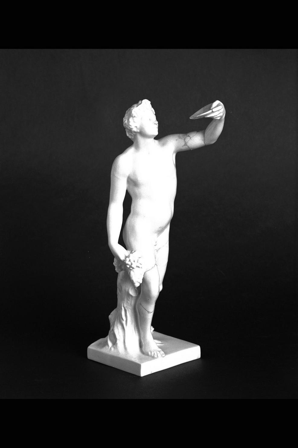 Bacco giovane (scultura) - manifattura di Capodimonte (sec. XX)