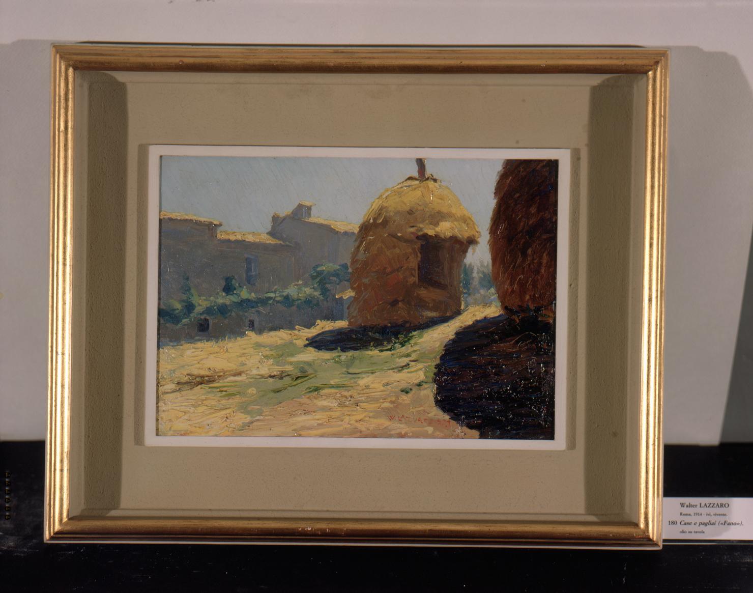 Fano, paesaggio rurale (dipinto) di Lazzaro Walter (sec. XX)