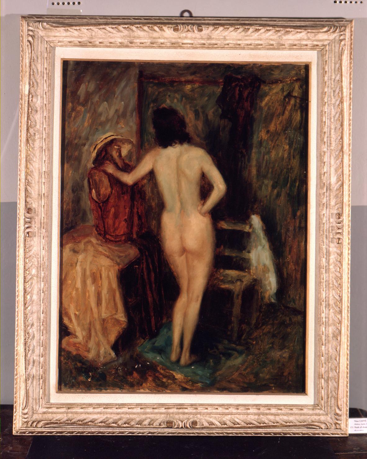 figura femminile nuda (dipinto) di Caffè Nino (sec. XX)