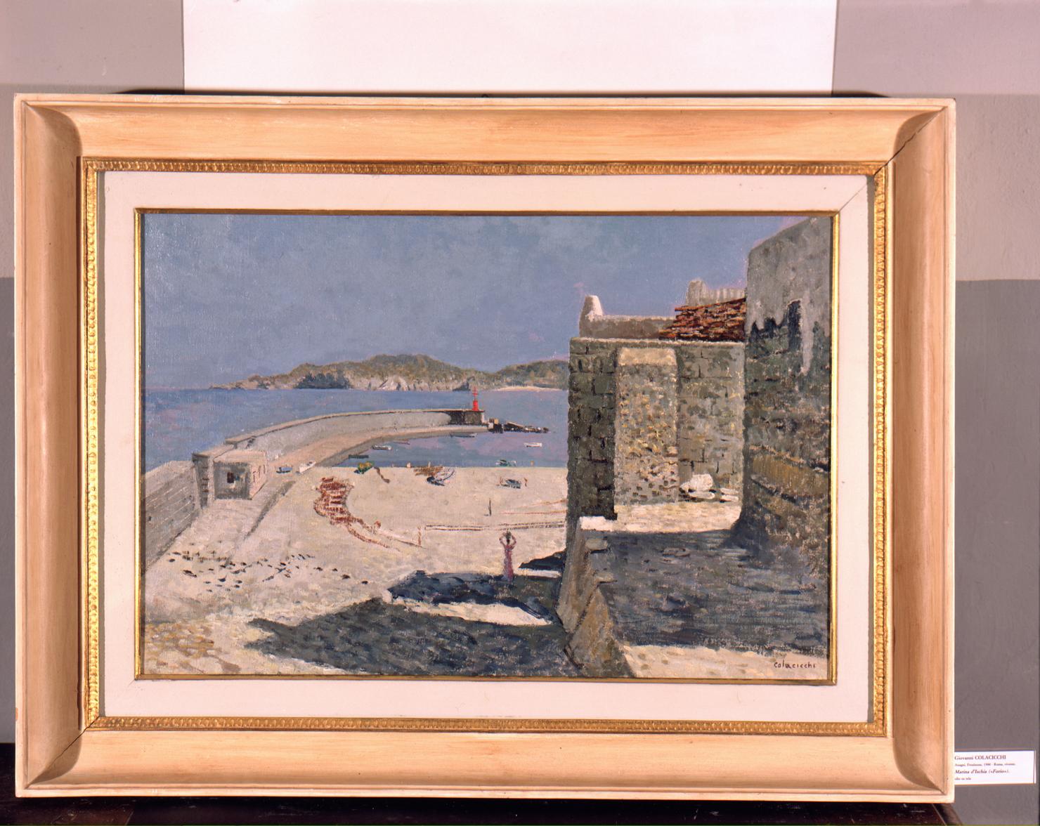 Forio, veduta di Ischia (dipinto) di Colacicchi Giovanni (sec. XX)