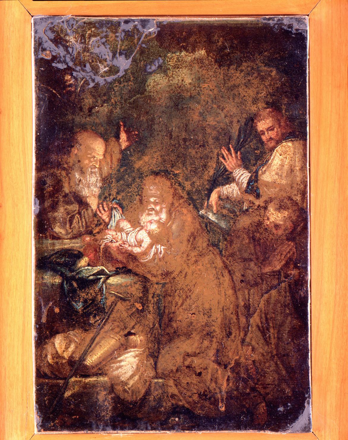 circoncisione di Gesù Bambino (dipinto) di Monti Francesco (sec. XVIII)