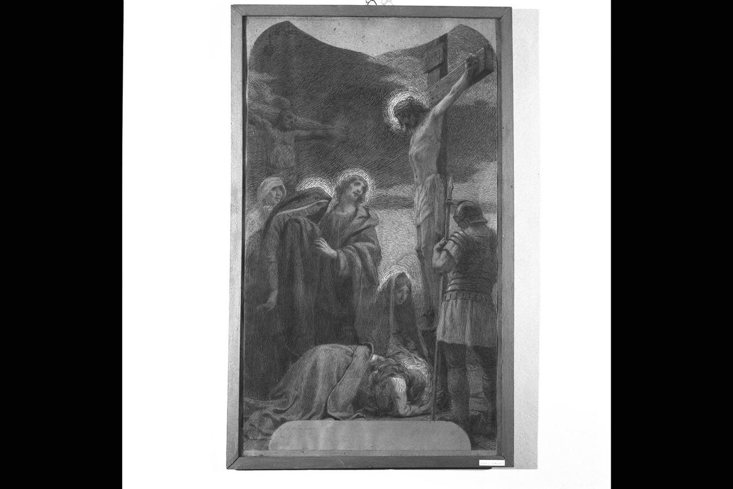 crocifissione di Cristo (dipinto) di Biagetti Biagio (sec. XX)