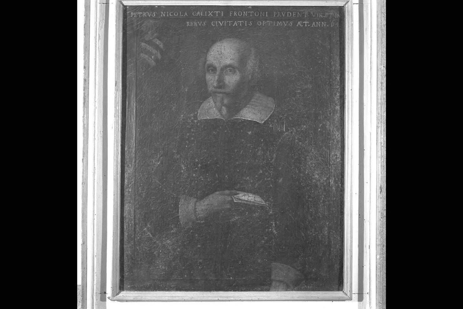 ritratto di Pietro Nicola Calisti Frontoni (dipinto) - ambito marchigiano (sec. XVIII)