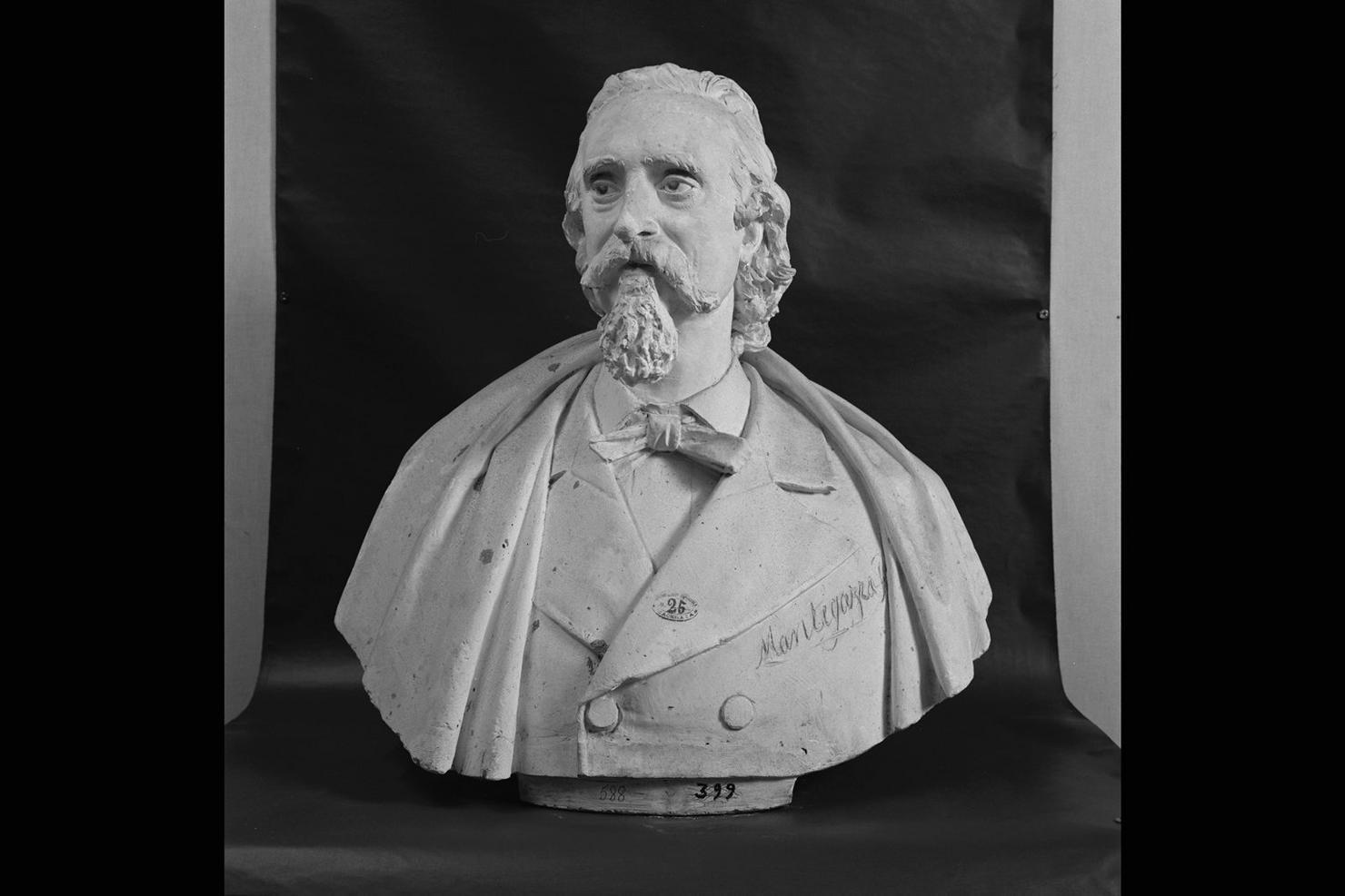 ritratto di Paolo Mantegazza (busto) di Tassara Giovanni Battista (sec. XIX)