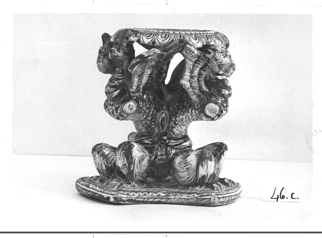 saliera - bottega urbinate (seconda metà sec. XVI)