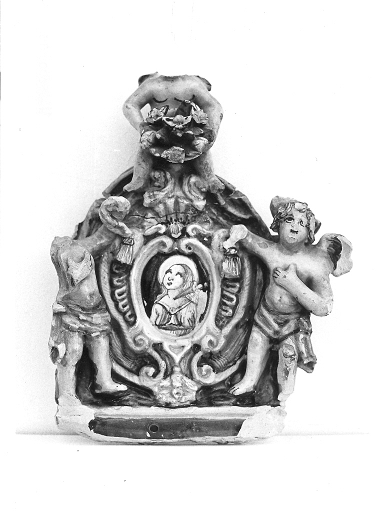 acquasantiera - bottega urbinate (fine sec. XVI)