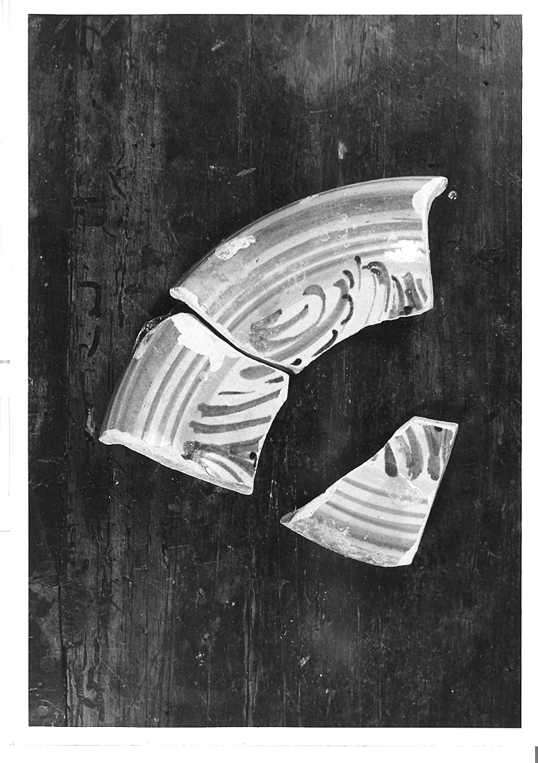 piatto, frammento - bottega urbinate (sec. XVI)