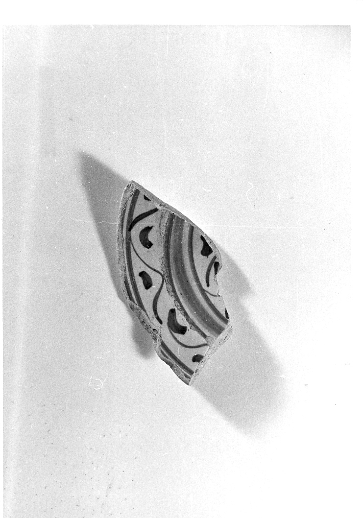 piatto, frammento - bottega urbinate (fine sec. XVI)