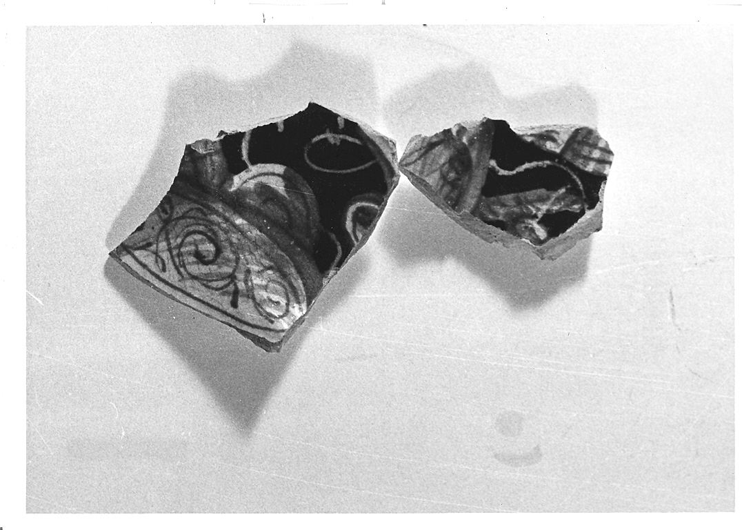 piattino, frammento - bottega di Casteldurante (sec. XVI)