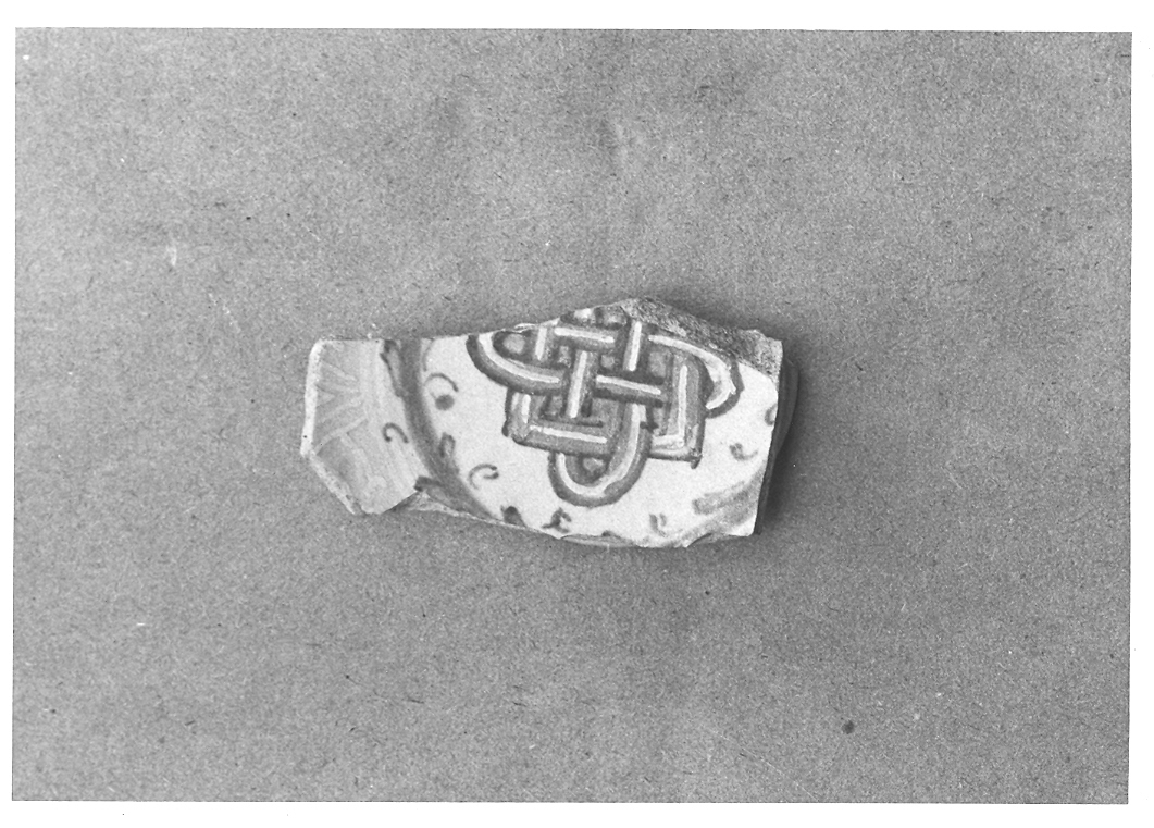 piatto, frammento - bottega di Casteldurante (sec. XVI)