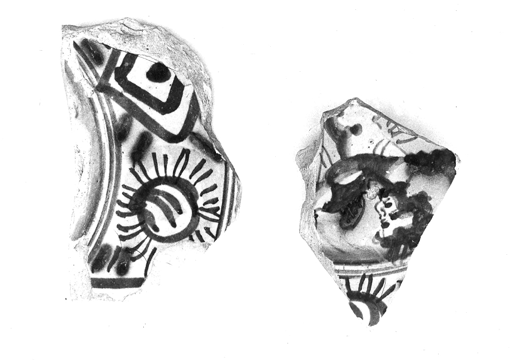 piatto, frammento - bottega di Casteldurante (sec. XVI)