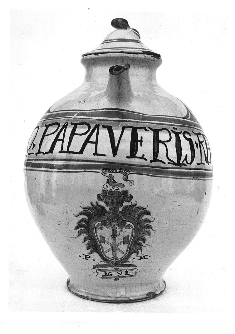 vaso da farmacia - bottega Italia centrale (sec. XVII)