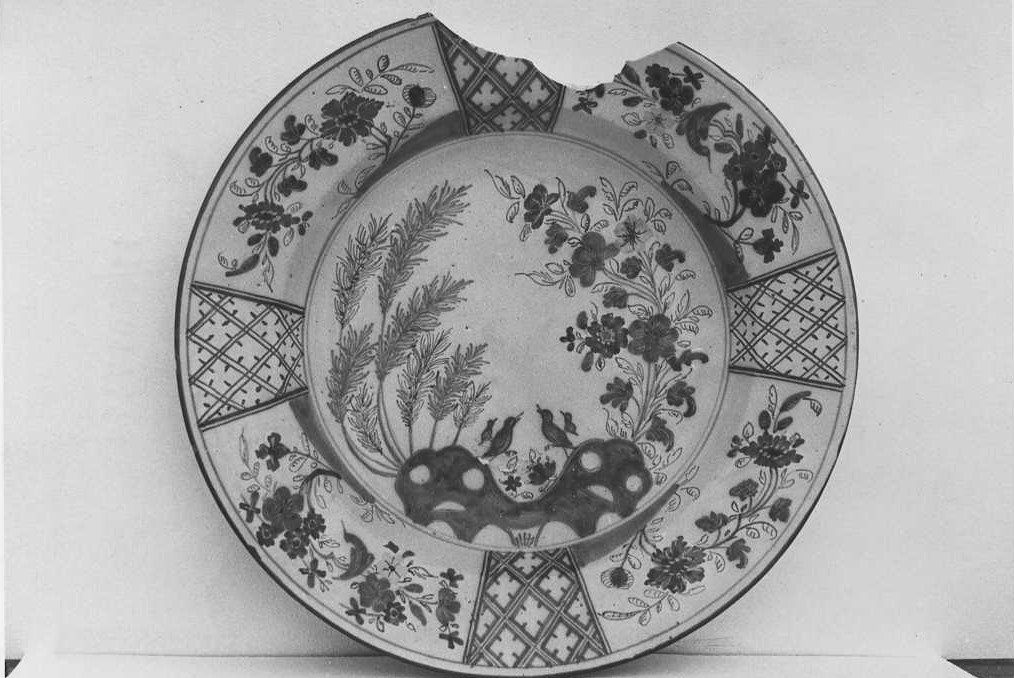 piatto da portata - bottega lombarda (sec. XVIII)