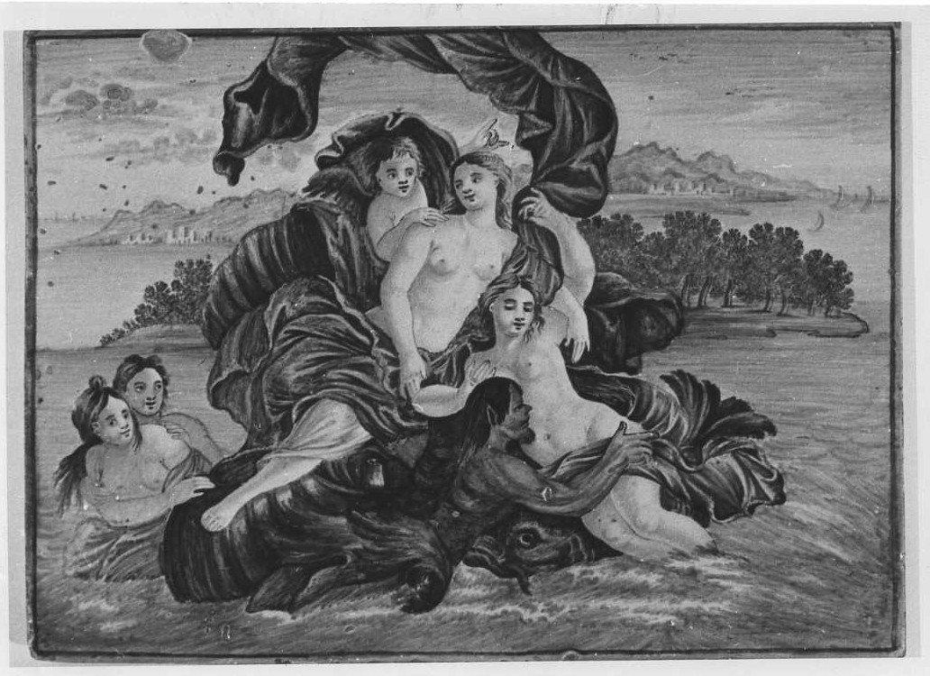 Galatea (mattonella) di Gentili Carmine (attribuito) (sec. XVIII)