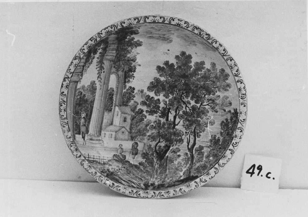piattino di Grue Carlo Antonio (bottega) (sec. XVIII)