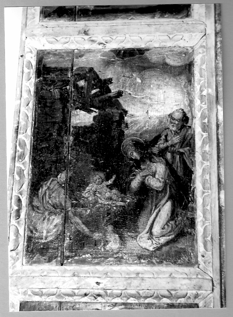 natività di Gesù (dipinto) di Cantarini Simone detto Pesarese (scuola) (sec. XVII)