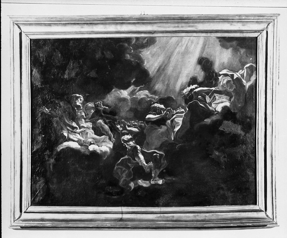 Santi in estasi (dipinto) di Gaulli Giovanni Battista detto Baciccio (secc. XVI/ XVII)