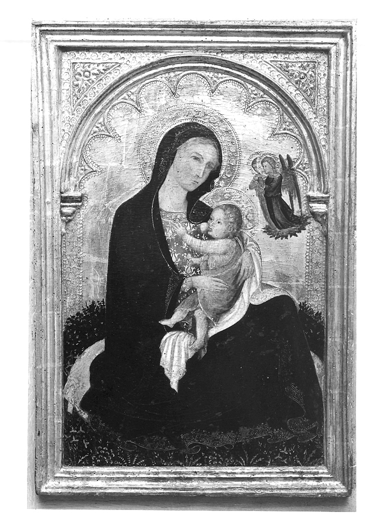 Madonna del Latte (dipinto) di Gentile da Fabriano (scuola) (sec. XV)