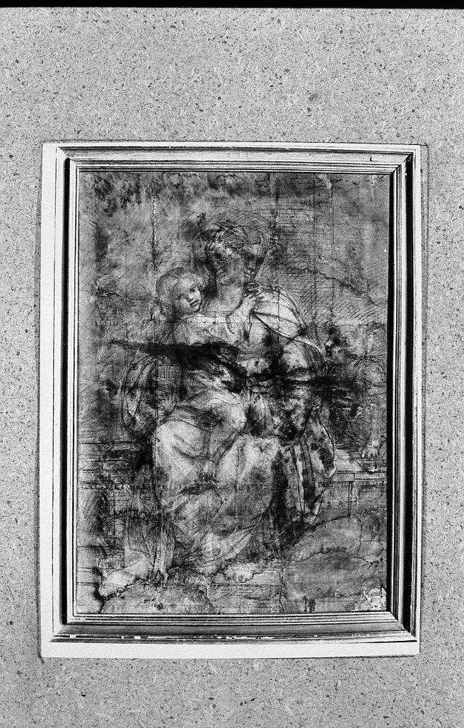 Madonna con Bambino (dipinto) di Carracci Annibale (fine sec. XVI)