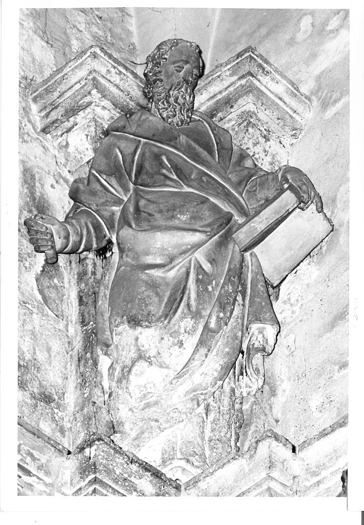 Santo apostolo (statua, ciclo) di Serba Domenico Paolo (attribuito) (prima metà sec. XVII)