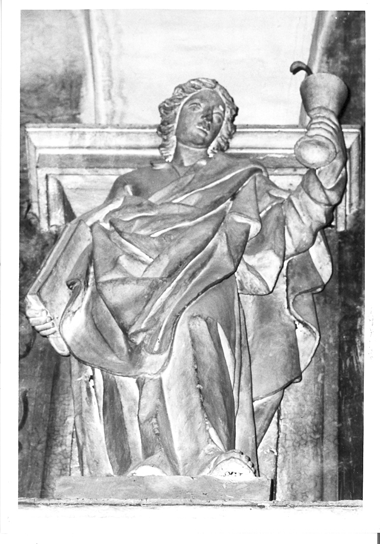 San Giovanni Evangelista (statua, ciclo) di Serba Domenico Paolo (attribuito) (prima metà sec. XVII)