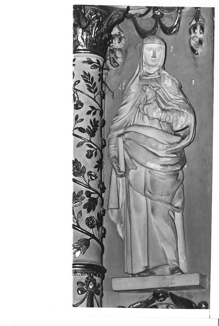 Santa (statua) di Serba Domenico Paolo (bottega) (sec. XVII)