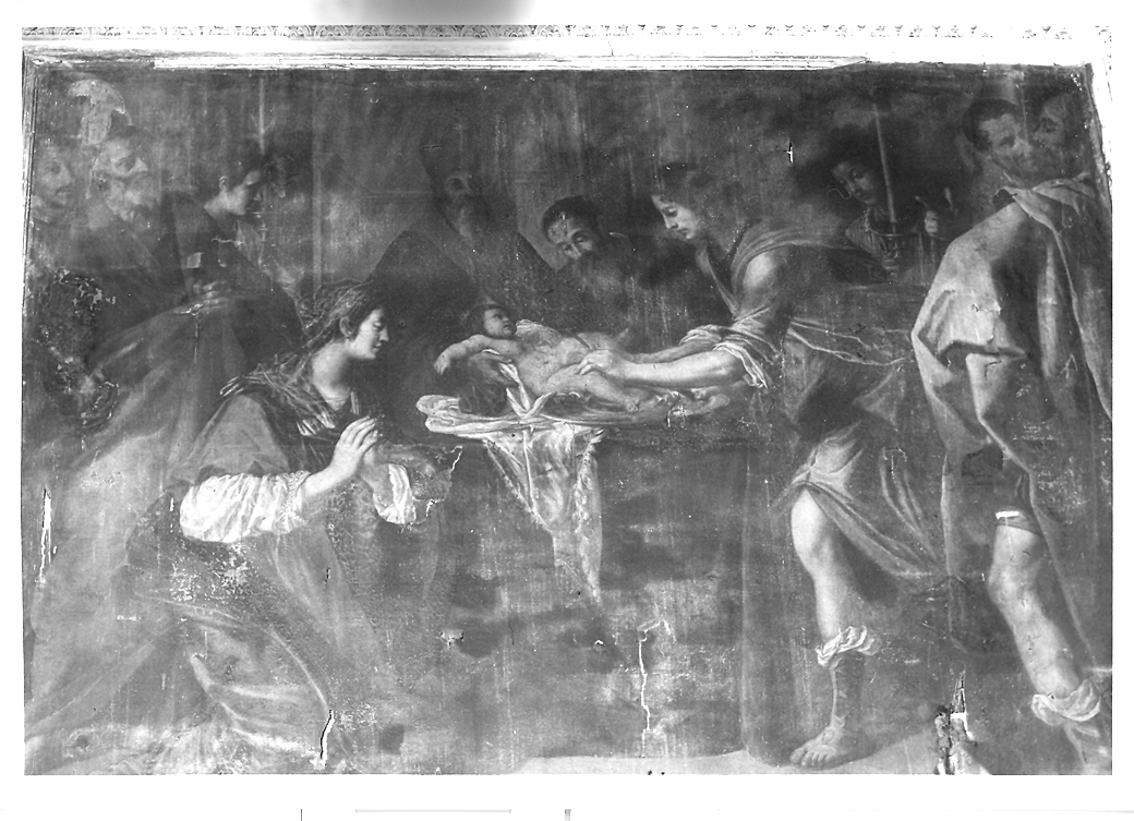 presentazione di Gesù al tempio (dipinto) di Buratti Girolamo (attribuito) (sec. XVII)