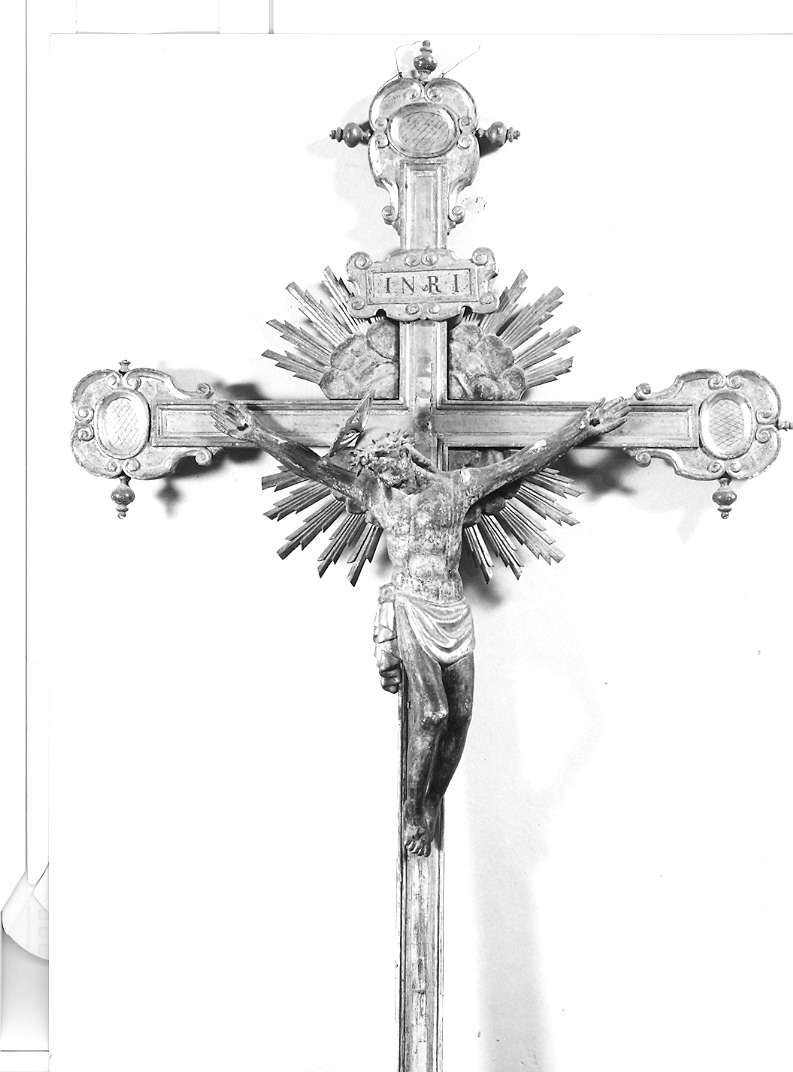 croce processionale - bottega marchigiana (sec. XVIII, sec. XIX)