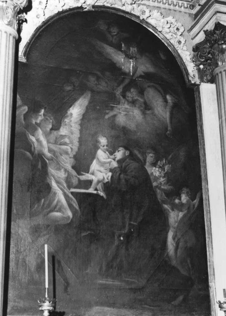Sant'Antonio da Padova (dipinto) di Corvi Domenico (sec. XVIII)