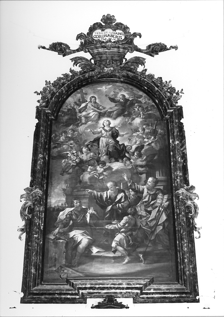 San Pietro impone le mani su San Marone (dipinto) - ambito italiano (sec. XVIII)