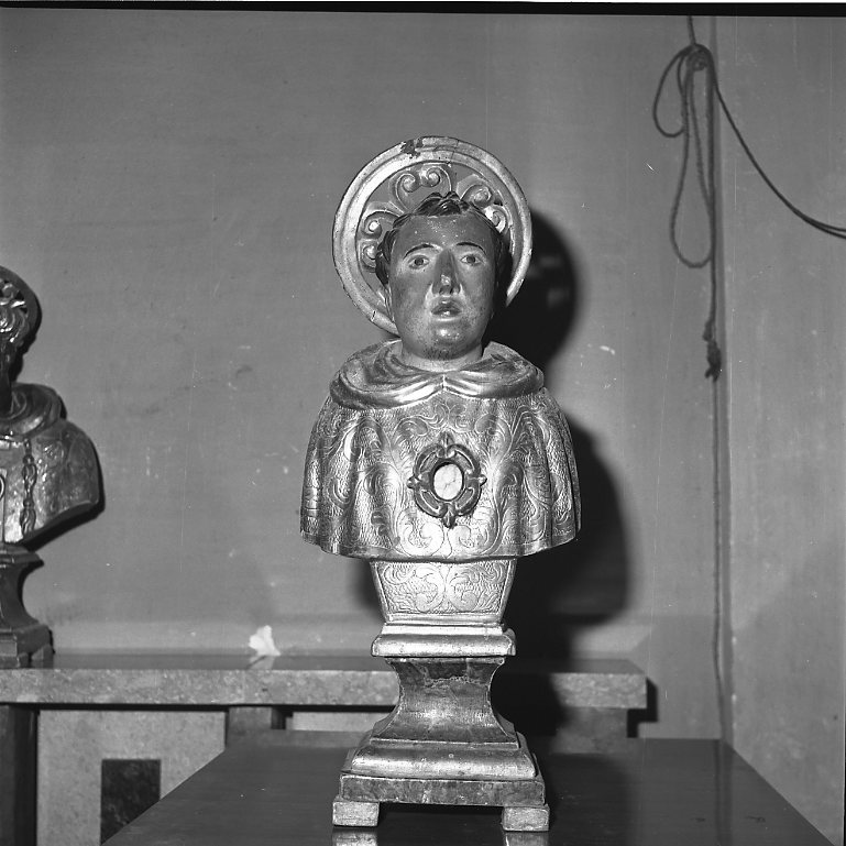 San Vincenzo Ferreri (reliquiario - a busto) - ambito italiano (fine/inizio secc. XVIII/ XIX)