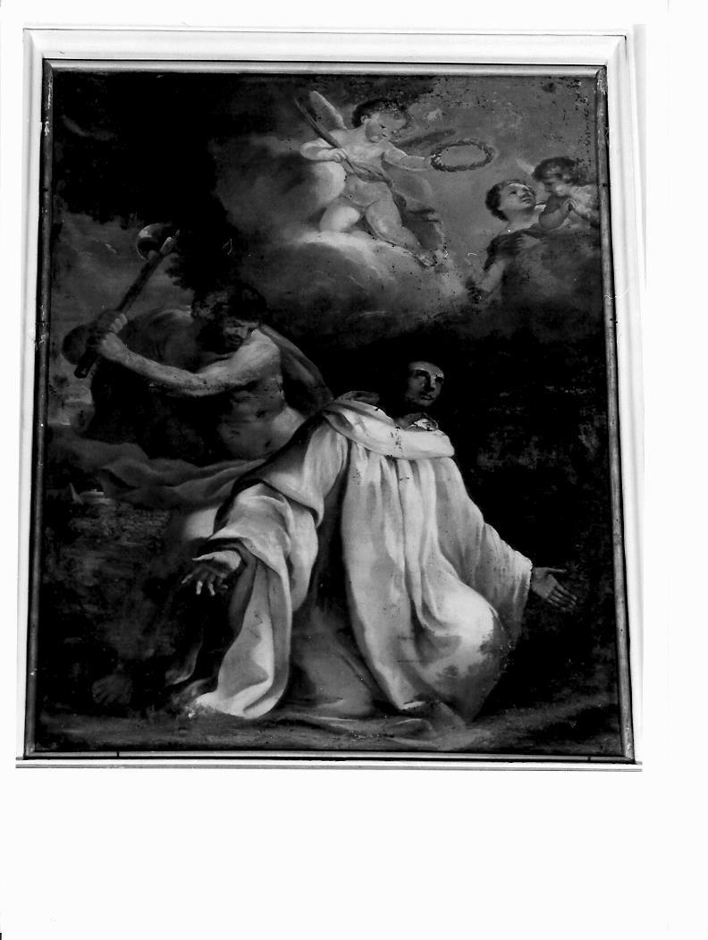 martirio del beato Angelo (dipinto) di Locatelli Pietro (sec. XVII)