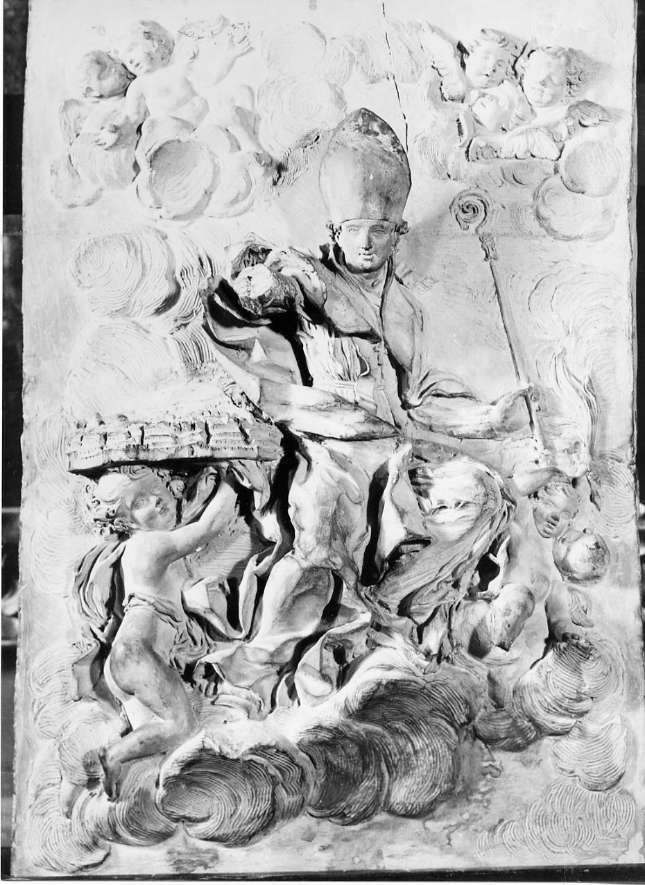 Sant'Emidio in gloria (rilievo) di Giosafatti Lazzaro (seconda metà sec. XVIII)