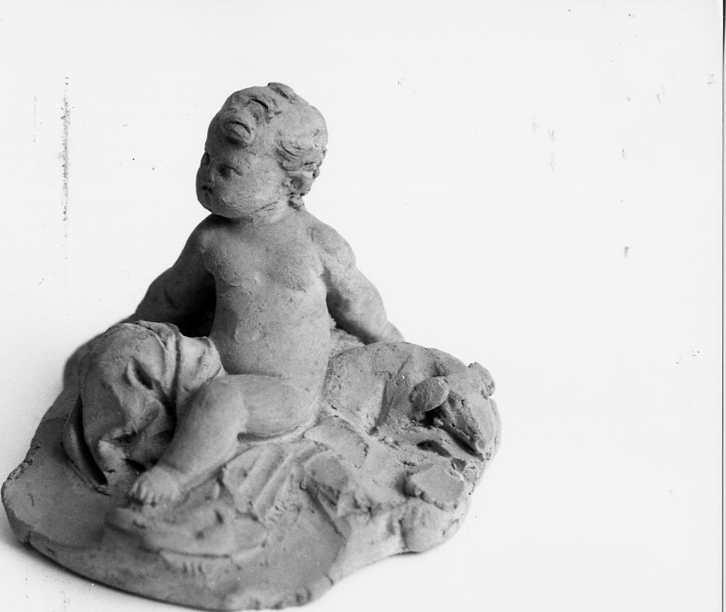 putto con segno zodiacale dell'Ariete (scultura) di Paci Emidio (sec. XIX)
