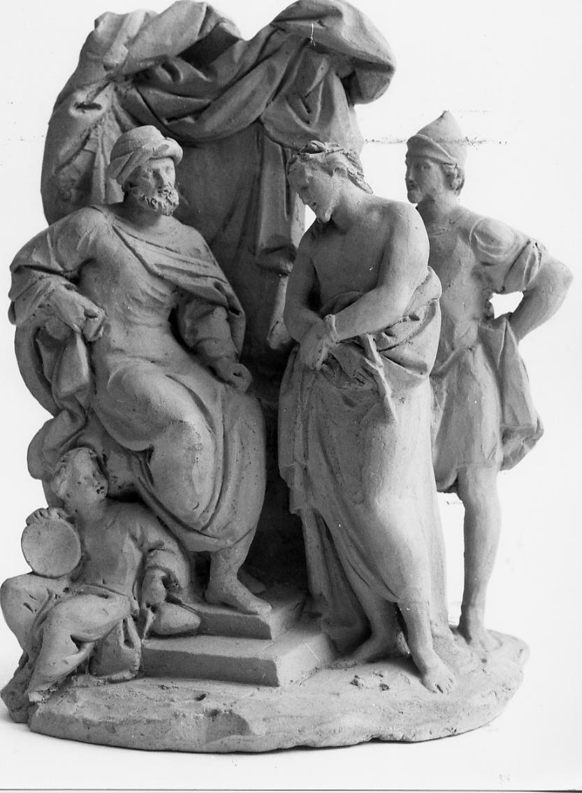 Cristo davanti a Pilato (gruppo scultoreo) di Paci Emidio (sec. XIX)