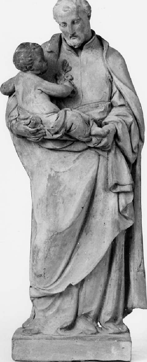 Sant'Antonio da Padova con il bambino (statuetta) di Paci Emidio (sec. XIX)
