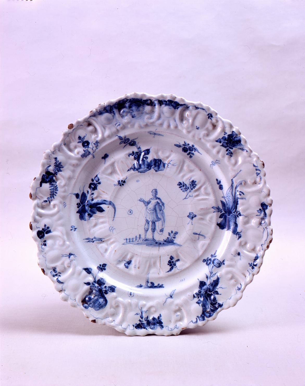 piatto - manifattura di Savona (sec. XVII)