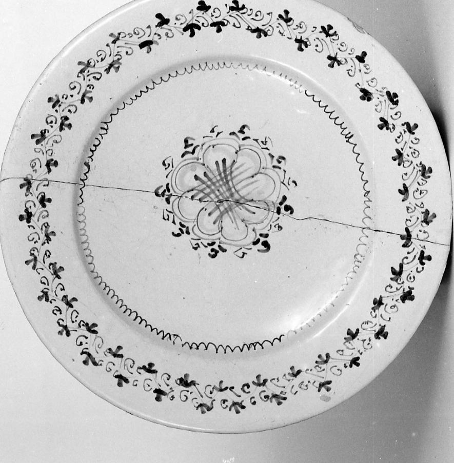 piatto da parata - bottega di Castelli (sec. XVII)