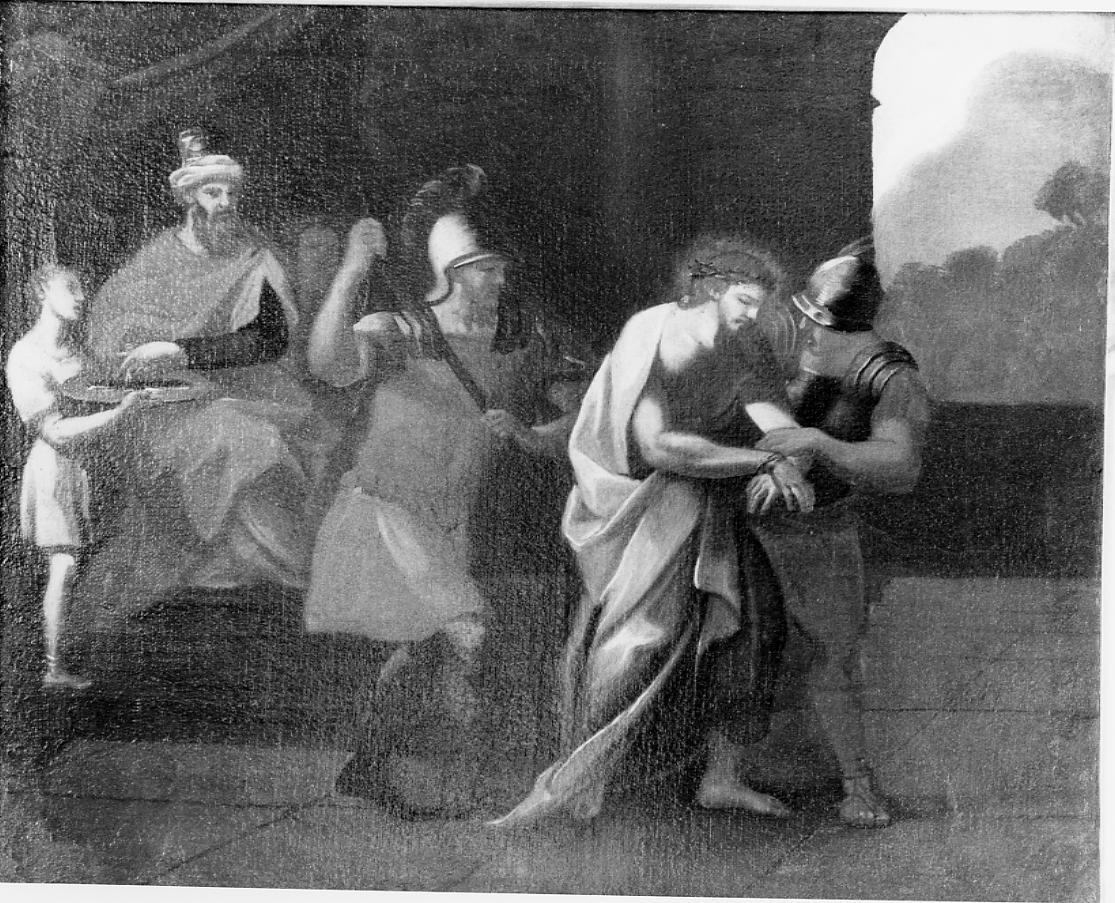 stazione I: Gesù condannato a morte (Via Crucis, elemento d'insieme) - ambito ascolano (inizio sec. XVIII)