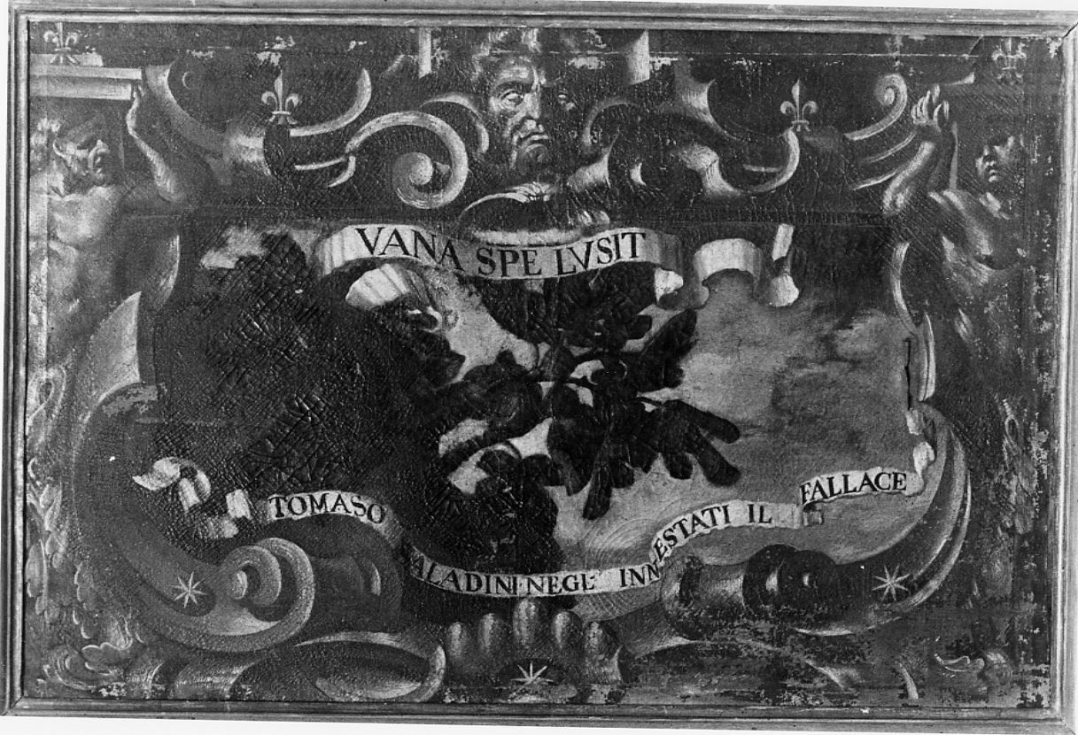 impresa dell'accademico degli Innestati Tommaso Saladini (dipinto) - ambito ascolano (fine/inizio secc. XVII/ XVIII)