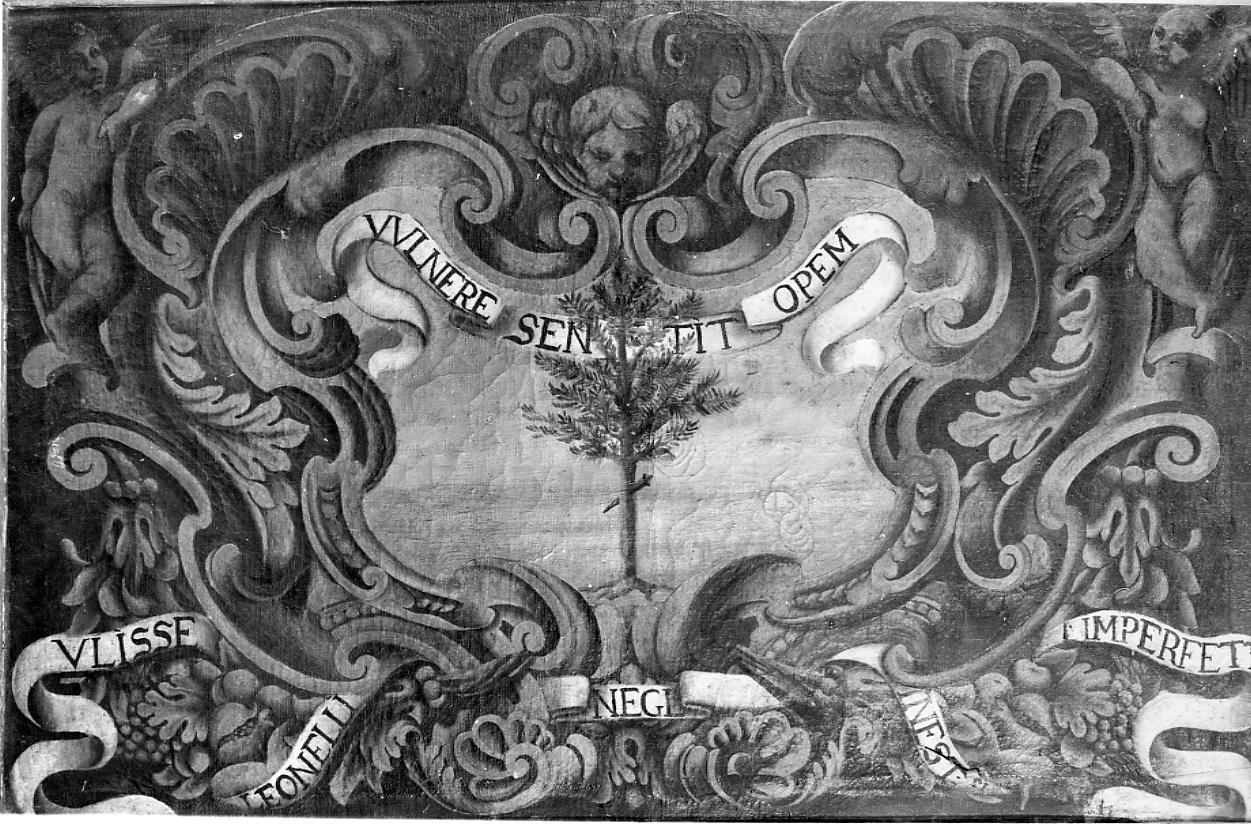 impresa dell'accademico degli Innestati Ulisse Leonelli (dipinto) - ambito ascolano (fine/inizio secc. XVII/ XVIII)